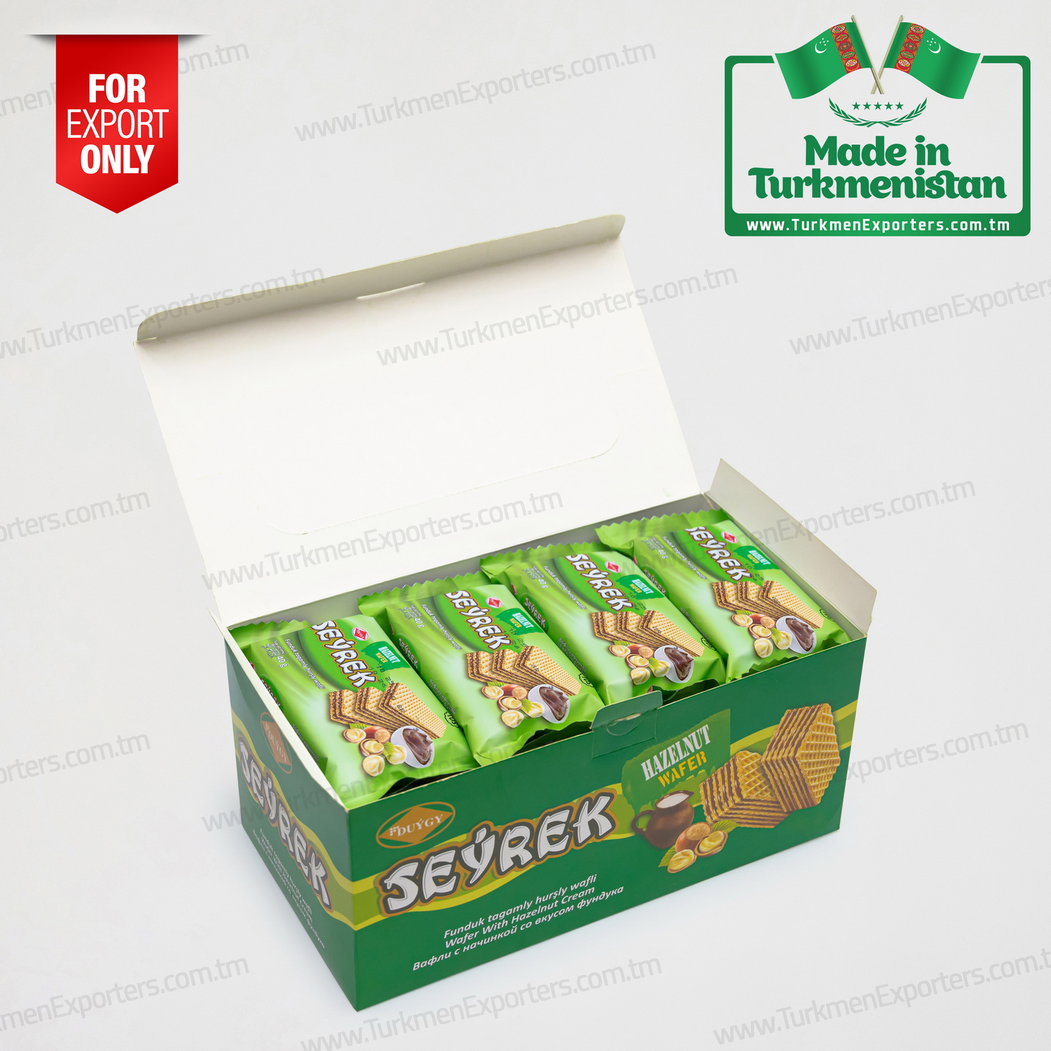 Wafers SEÝREK with hazelnut cream | Duygy Confectionary Factory
