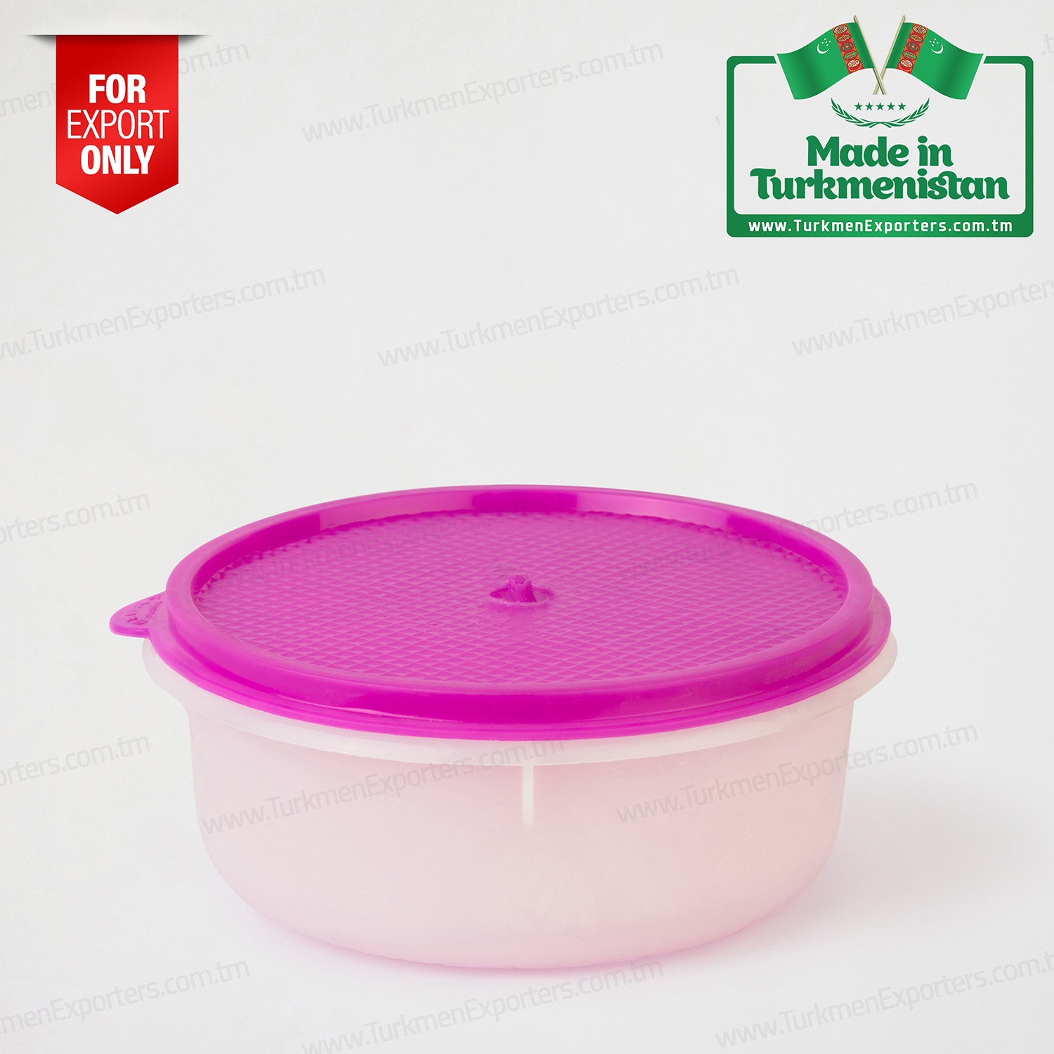 Plastic food container 600ml | Kuwwatly Turkmen individual enterprise