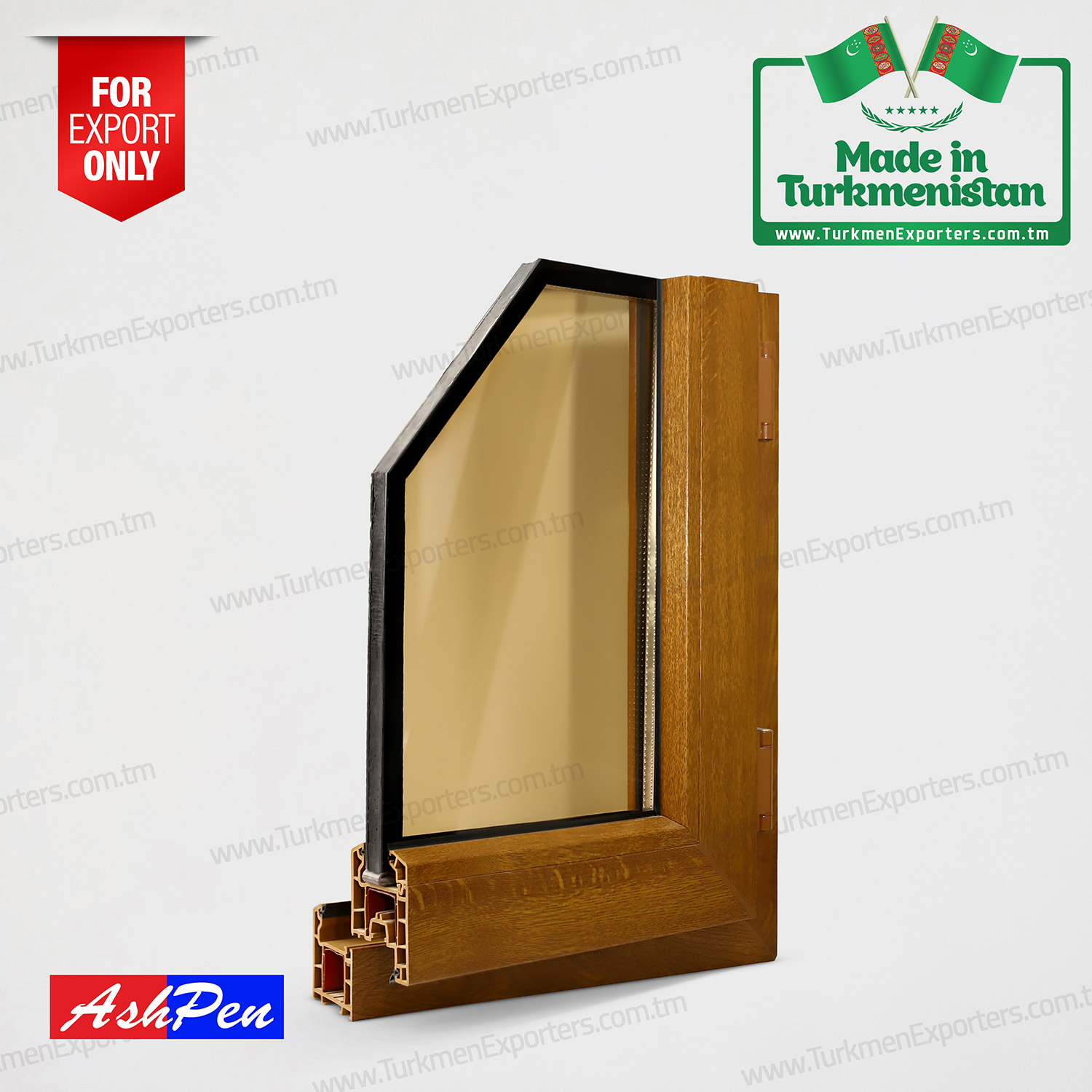 Window PVC profile in Turkmenistan wholesale for export | Turkmen Penjire economic society