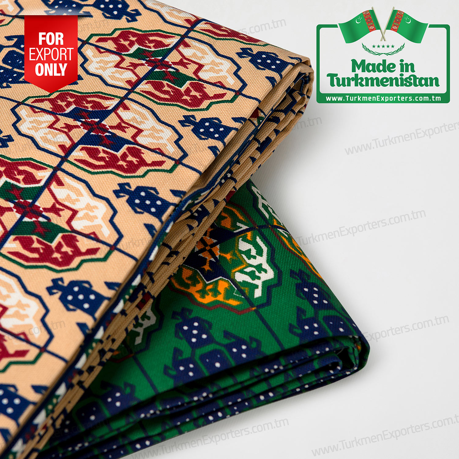 Traditional eastern cotton tapestry | Ashgabat Textile Complex