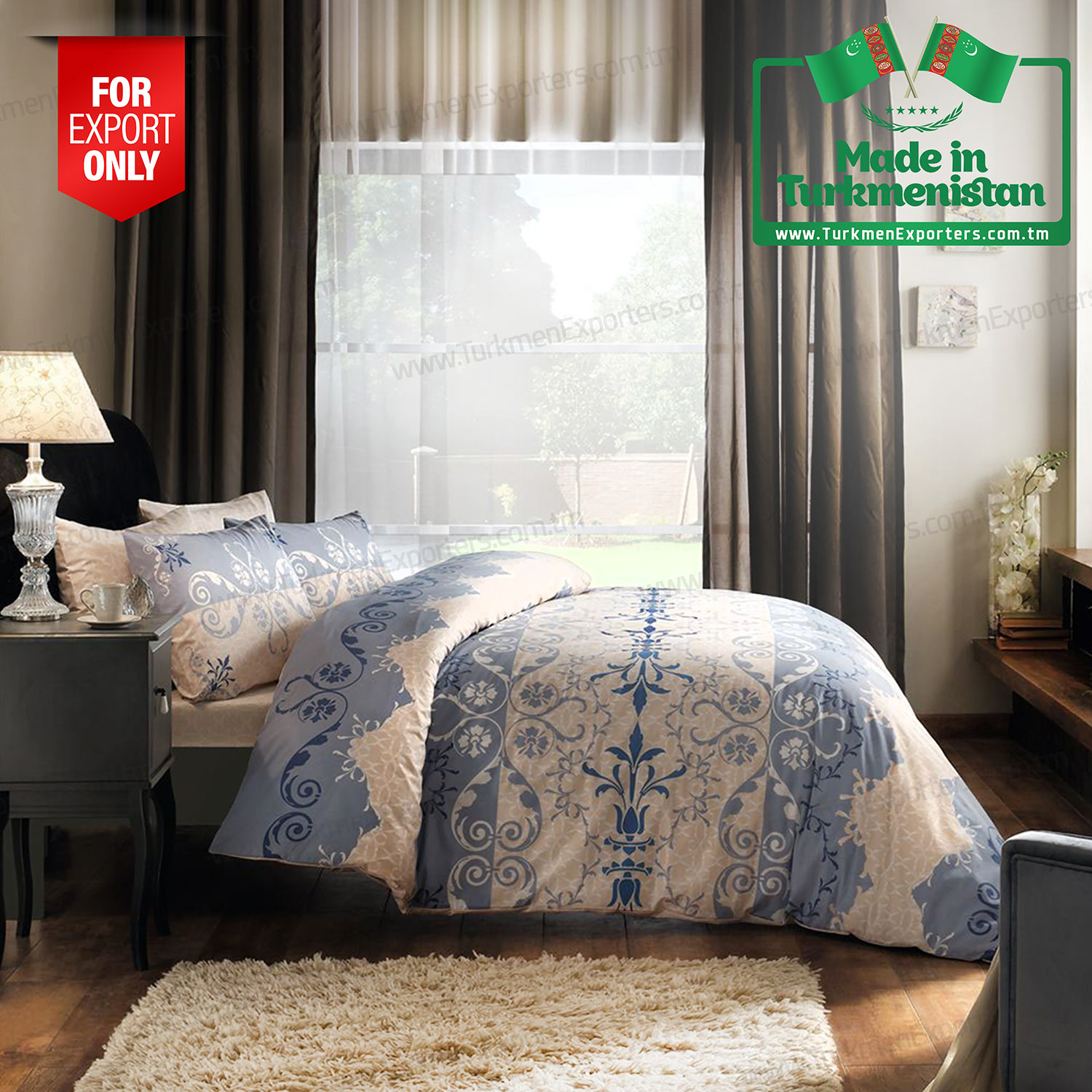 Türkmenistandan toptan yatak çarşafları | Aşkabat Tekstil Kompleksi