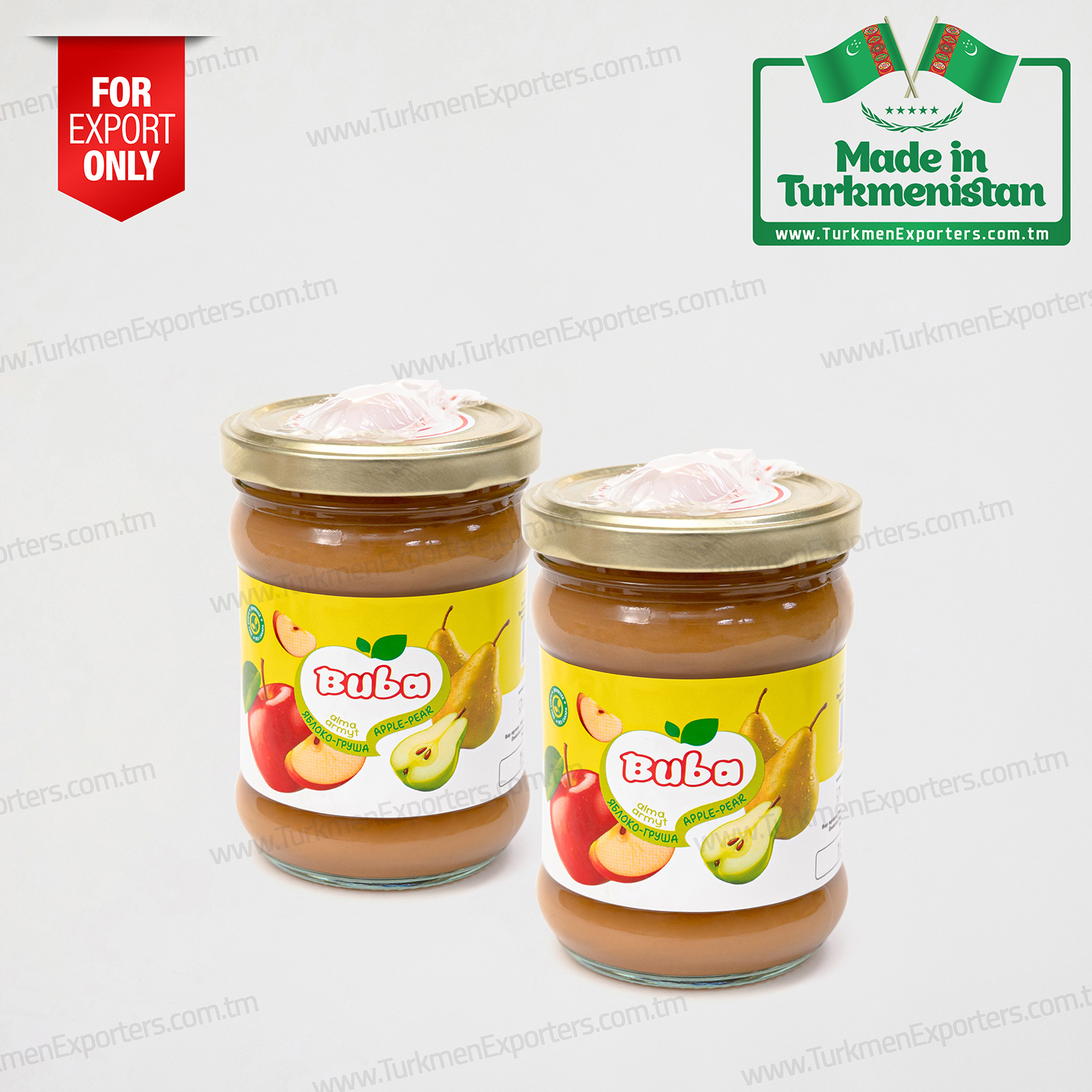 Яблоко-груша пюре Buba 230гр | Арш ХО