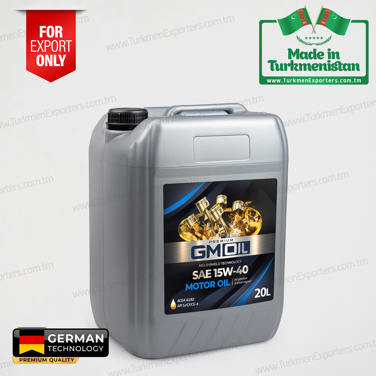 Motor yağı SAE 15W-40 GM OIL 20L | Gelcege Miras özel şirketi