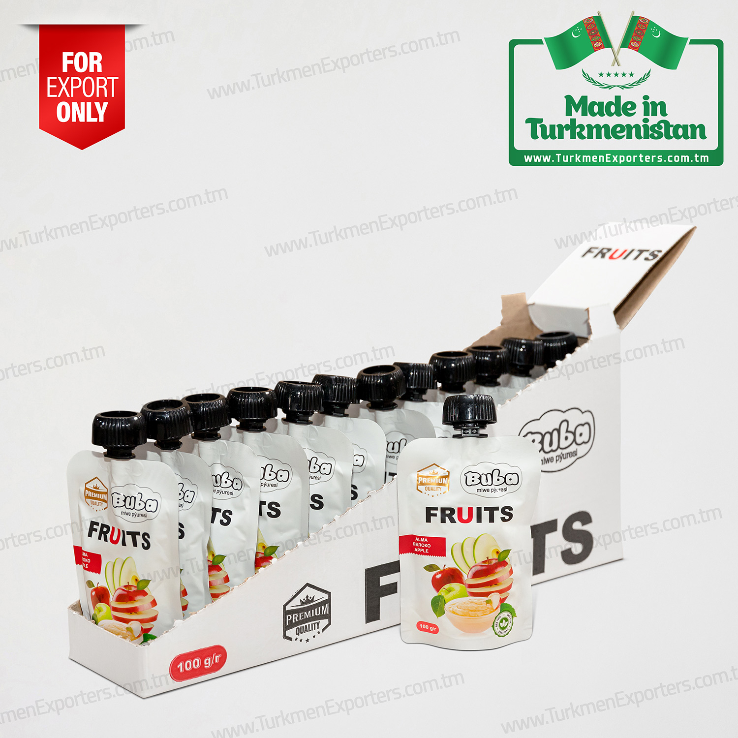 Elma meyve püresi Buba 100gr | Arş limited şirketi