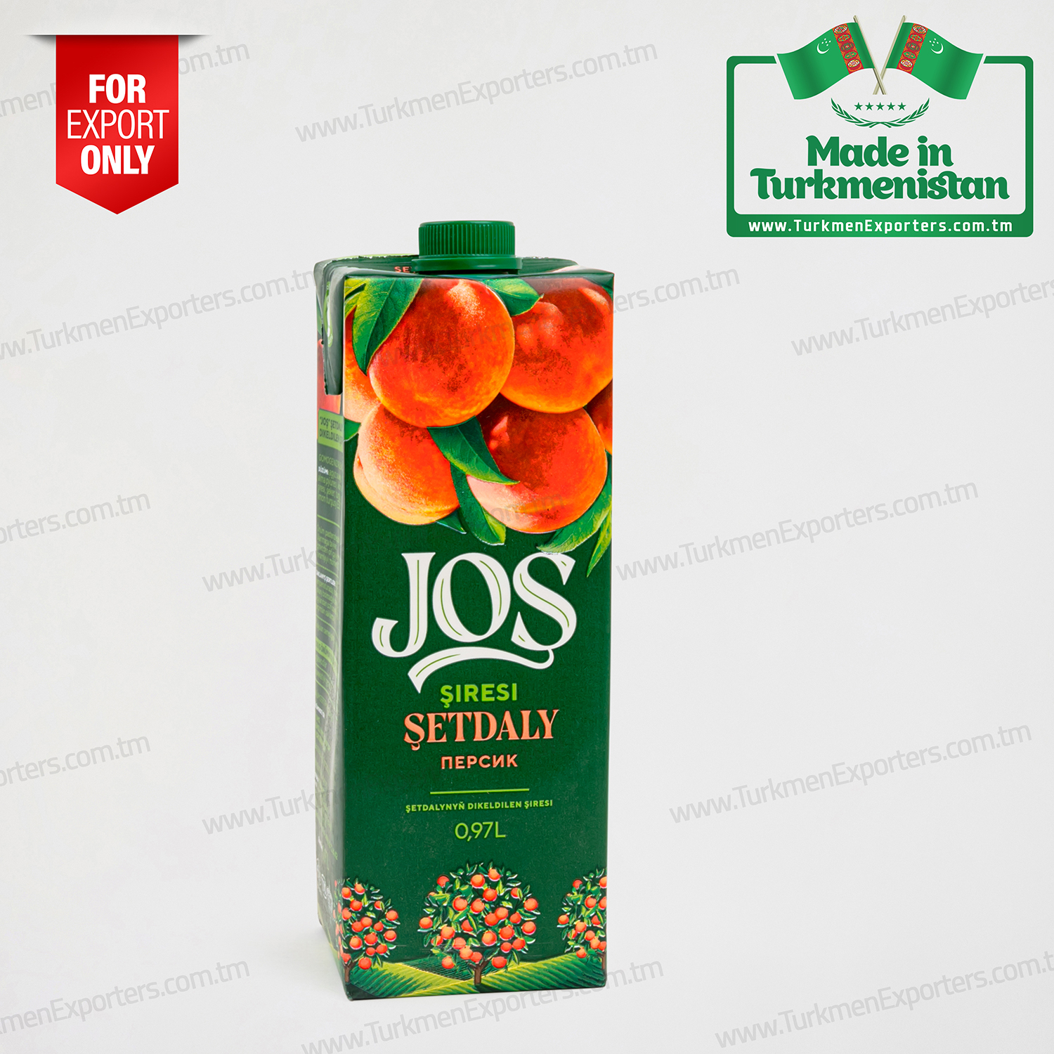 Peach fruit juice Josh 0.97 Litre | Parahat individual enterprise