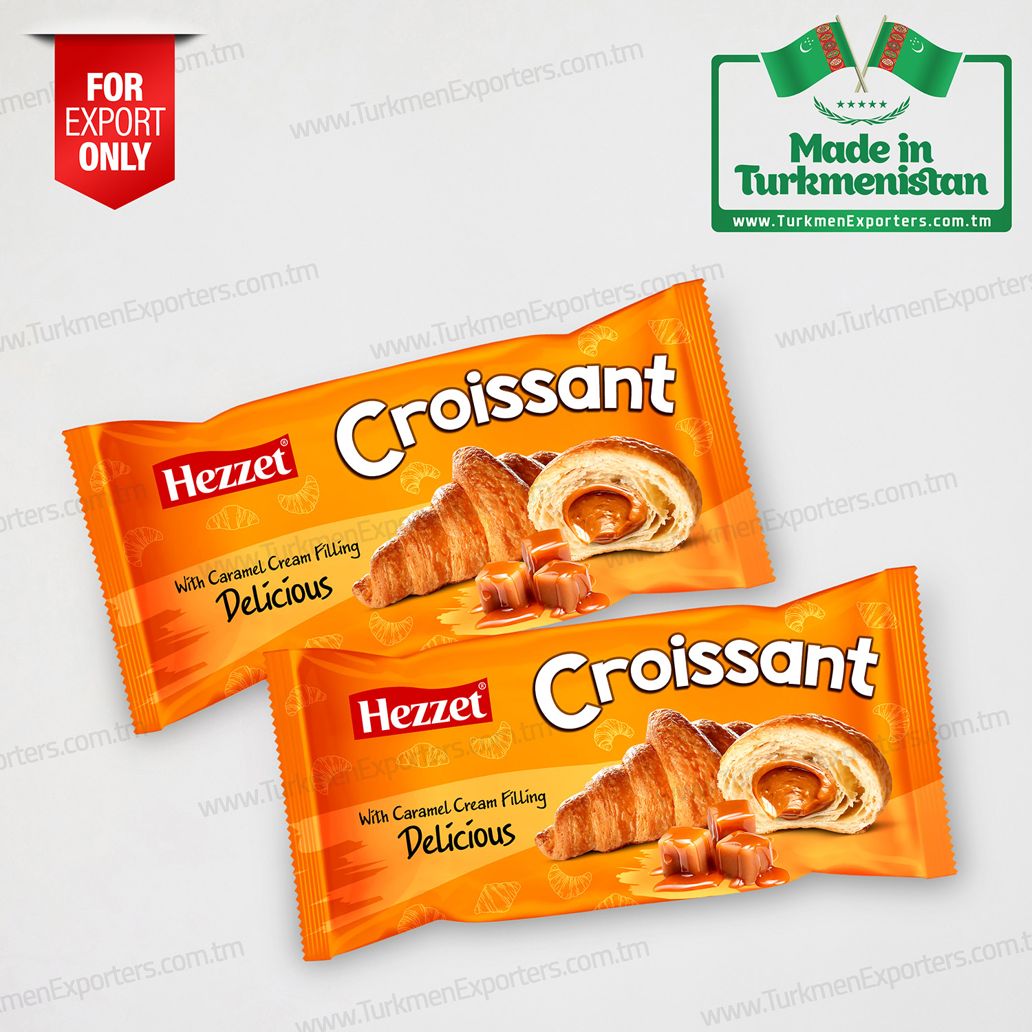 Türkmenistanda öndürilen kruassan  | Hezzet kruassan fabrikasy