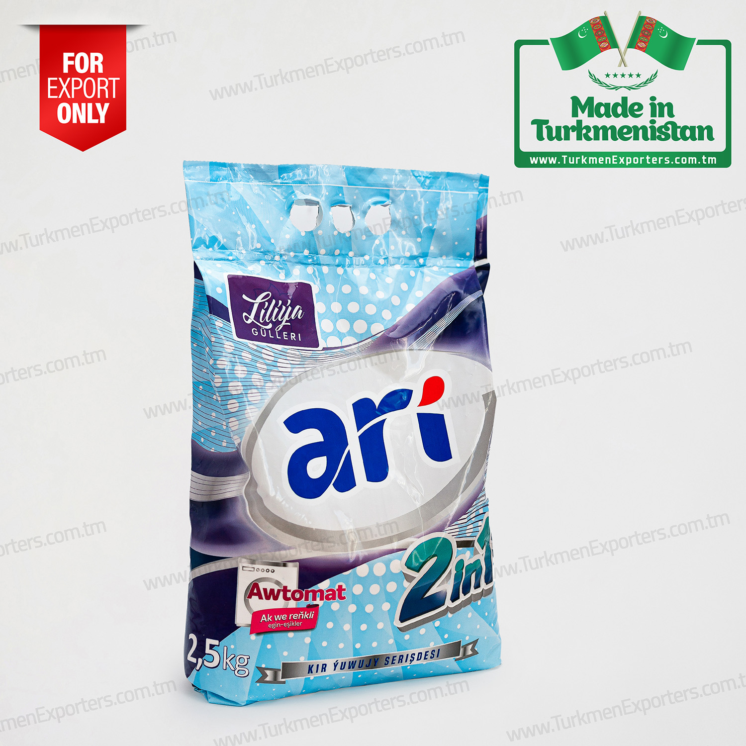 Kir ýuwujy serişde Awtomat Ari 2.5kg | Ynamly Maksat HJ