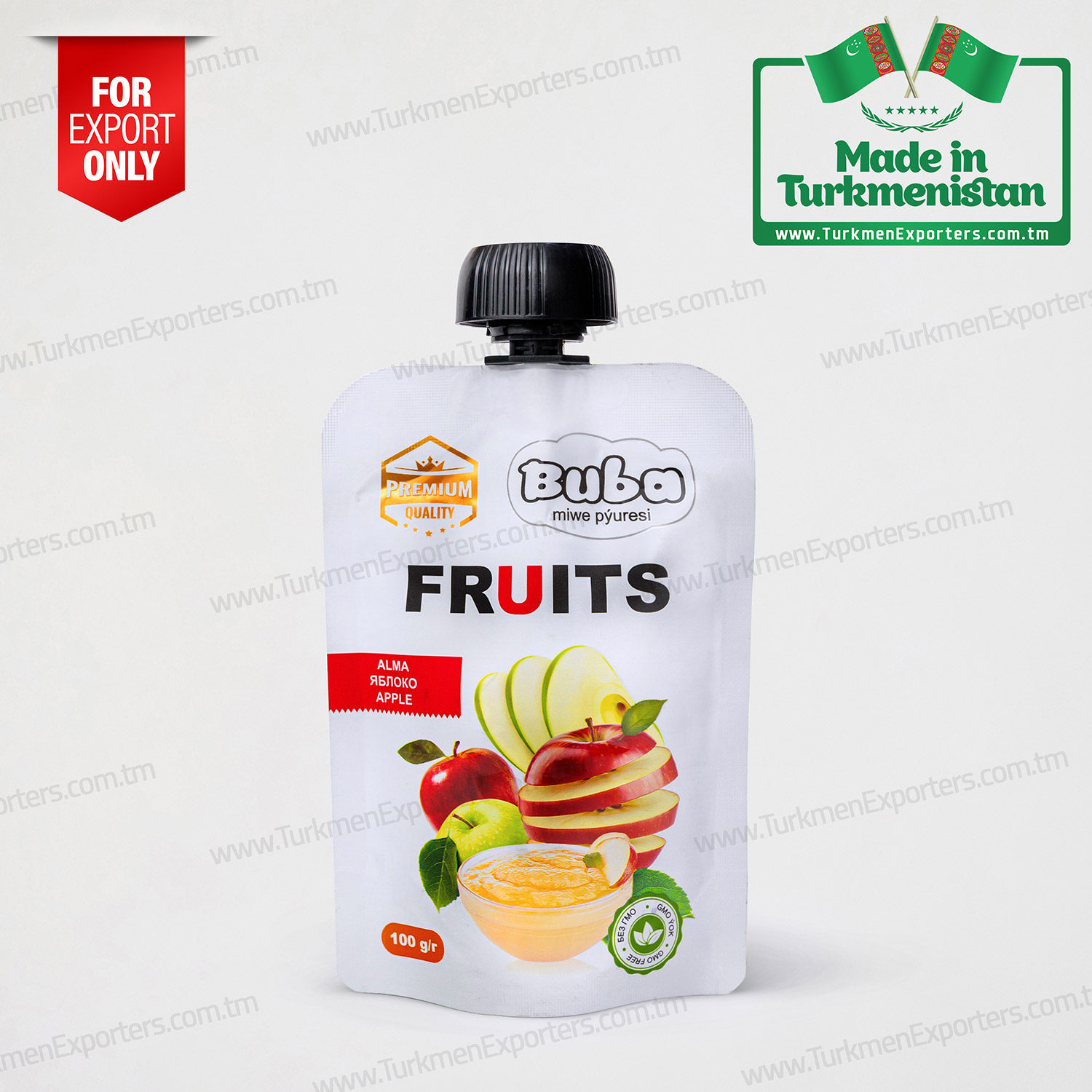 Apple fruit puree Buba 100gr | Arsh economic society