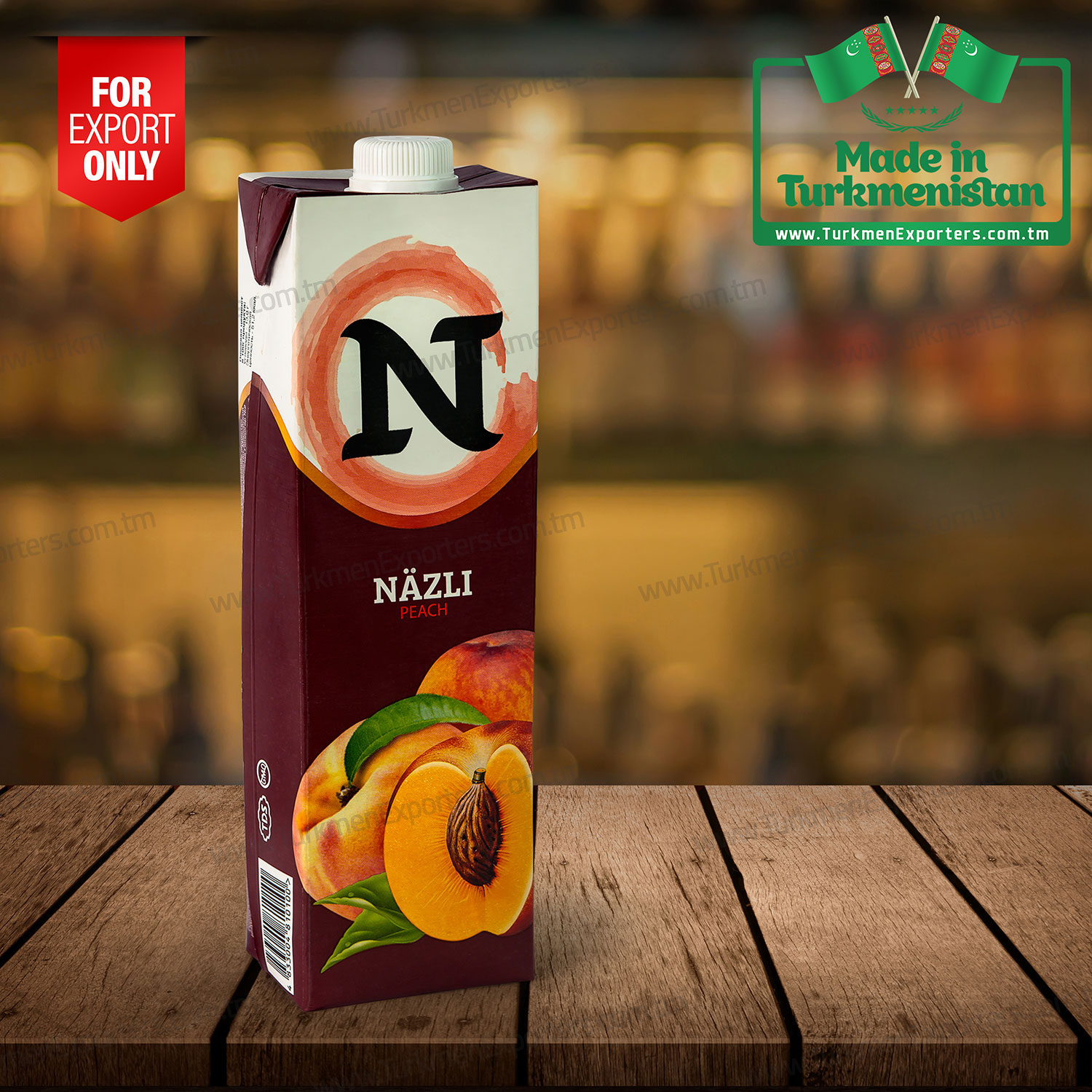 Peach fruit juice Nazli 1 Litre | Yupekchi economic society
