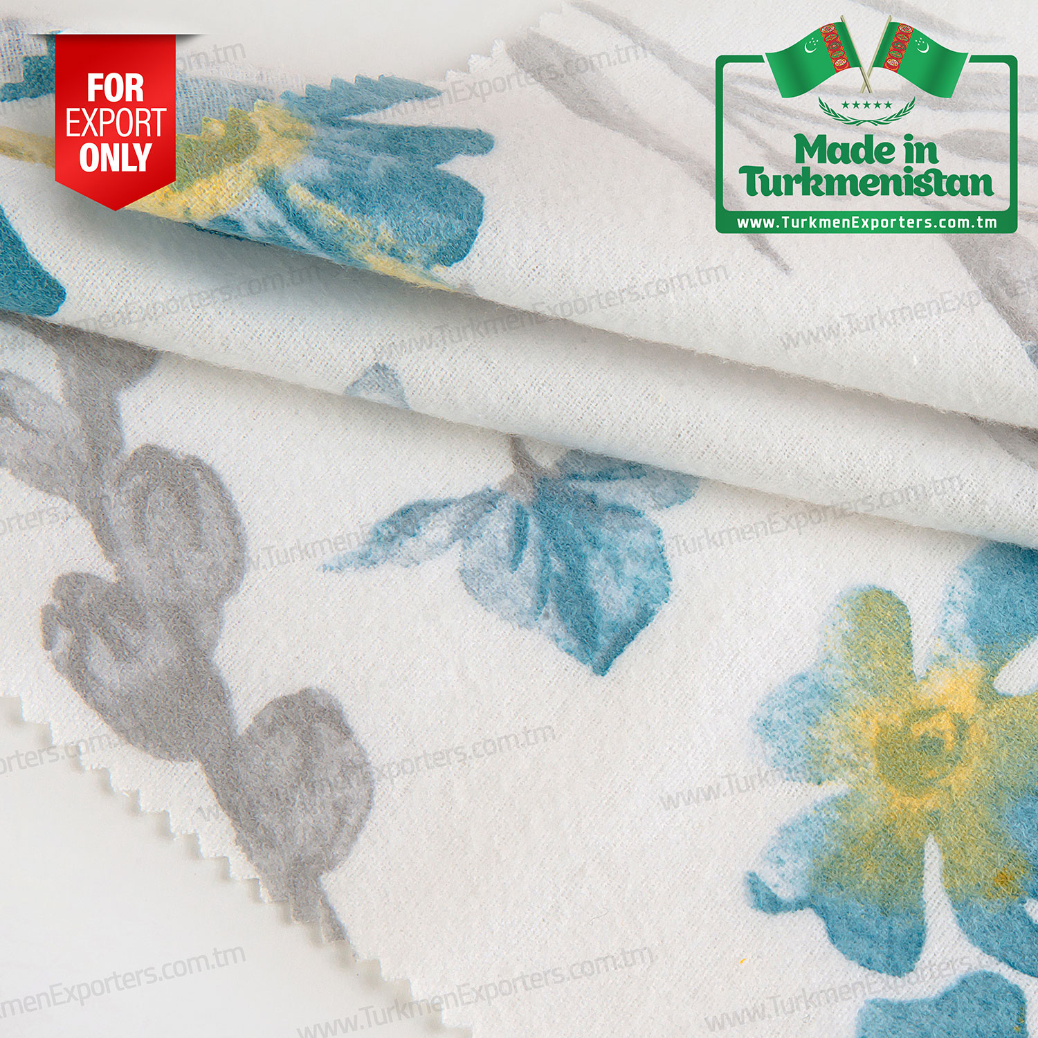 Ткань фланель в Туркменистане оптом на экспорт | Туркмен Экспорт Торговые Услуги ИП