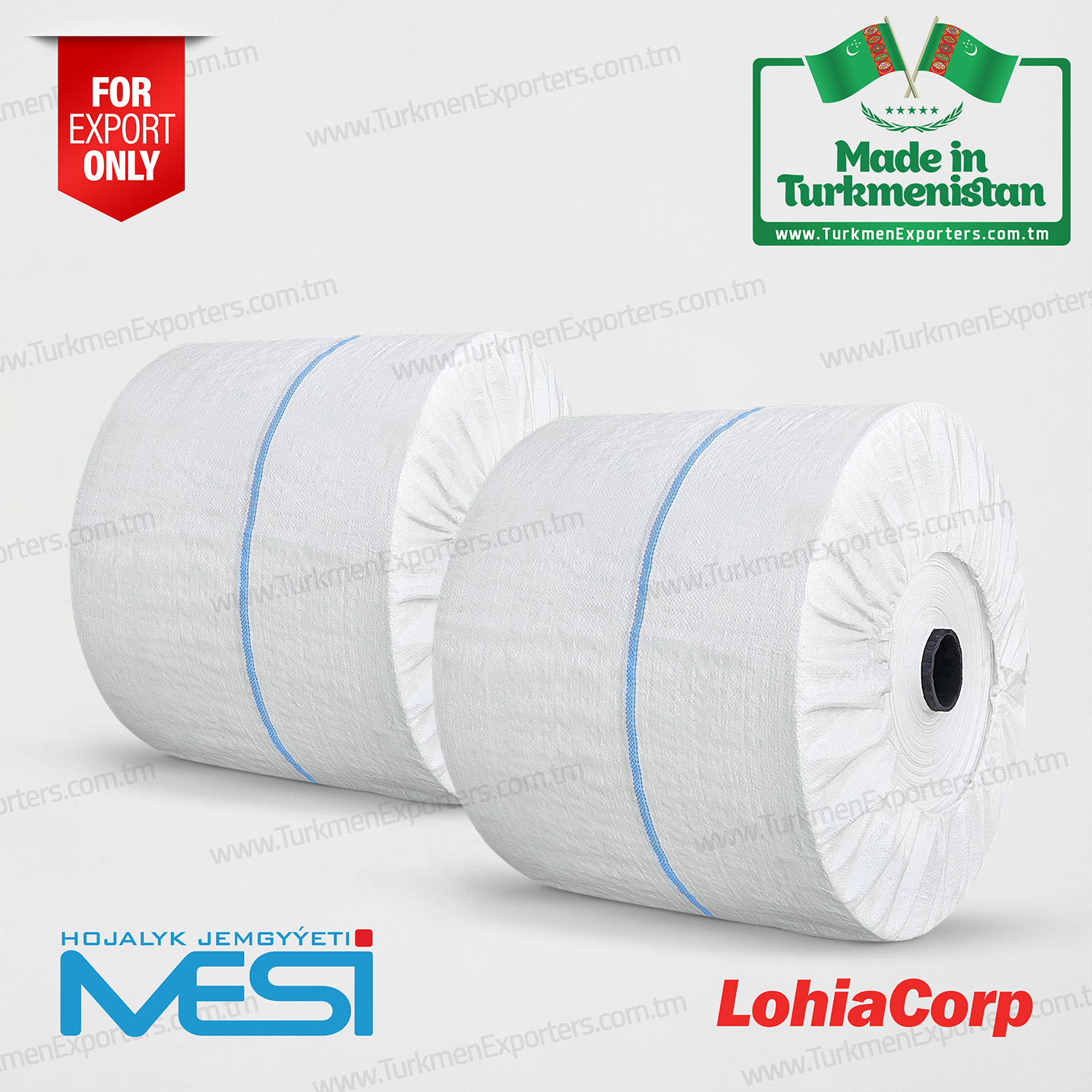 PP woven bag rolls wholesale from Turkmenistan | Mesi economic society