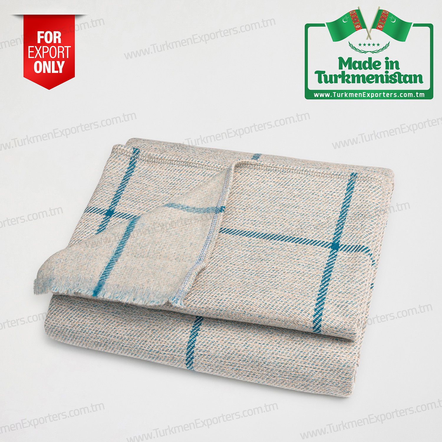 Plaid blankets Made in Turkmenistan | Abrayly Dostlar economic society