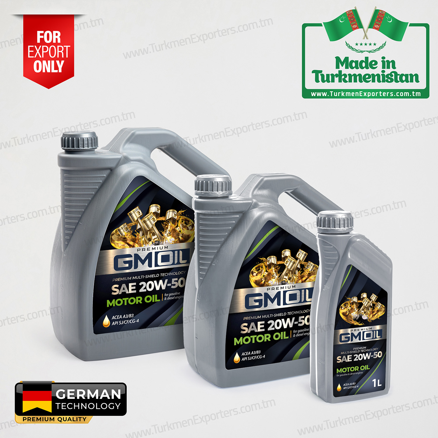 Engine oil SAE 20W-50 Made in Turkmenistan | Geljege Miras individual enterprise
