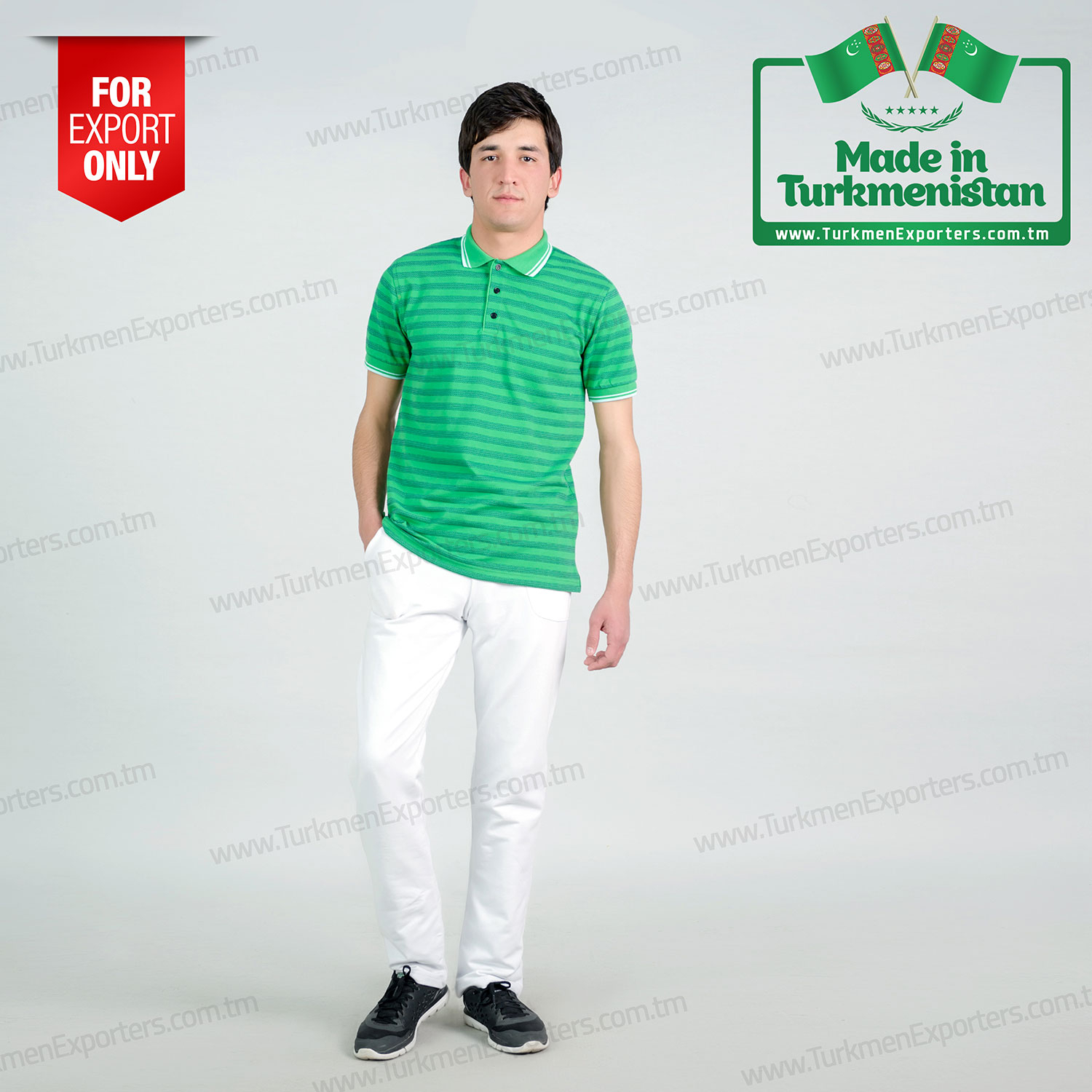 Türkmenistanda üretilmiş yüksek kaliteli erkek triko giysileri | Türkmenistan kahramanı Atamurat Niyazov adında tekstil kompleksi