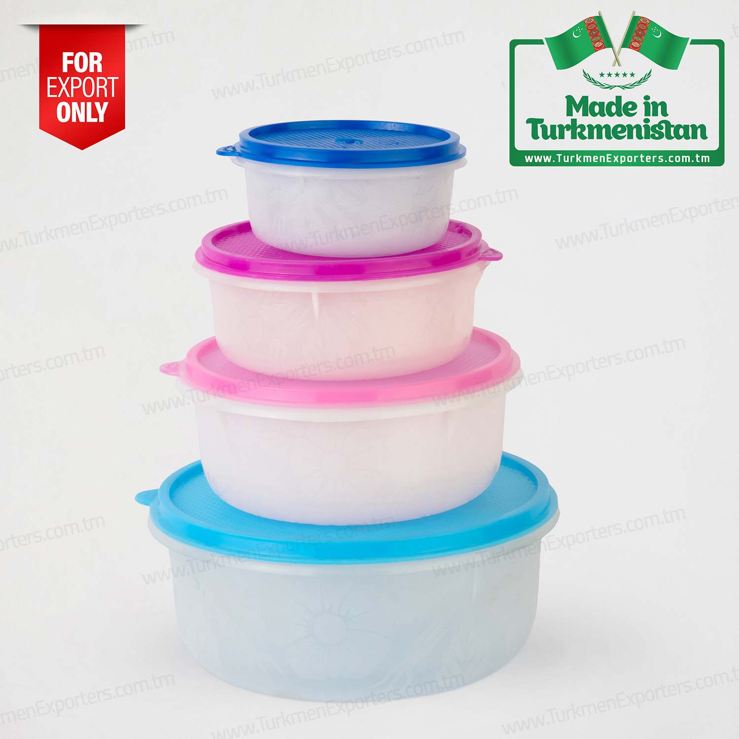 Azyk önümleri üçin plastik gaplar Türkmenistanda öndürildi | Kuwwatly Türkmen HK