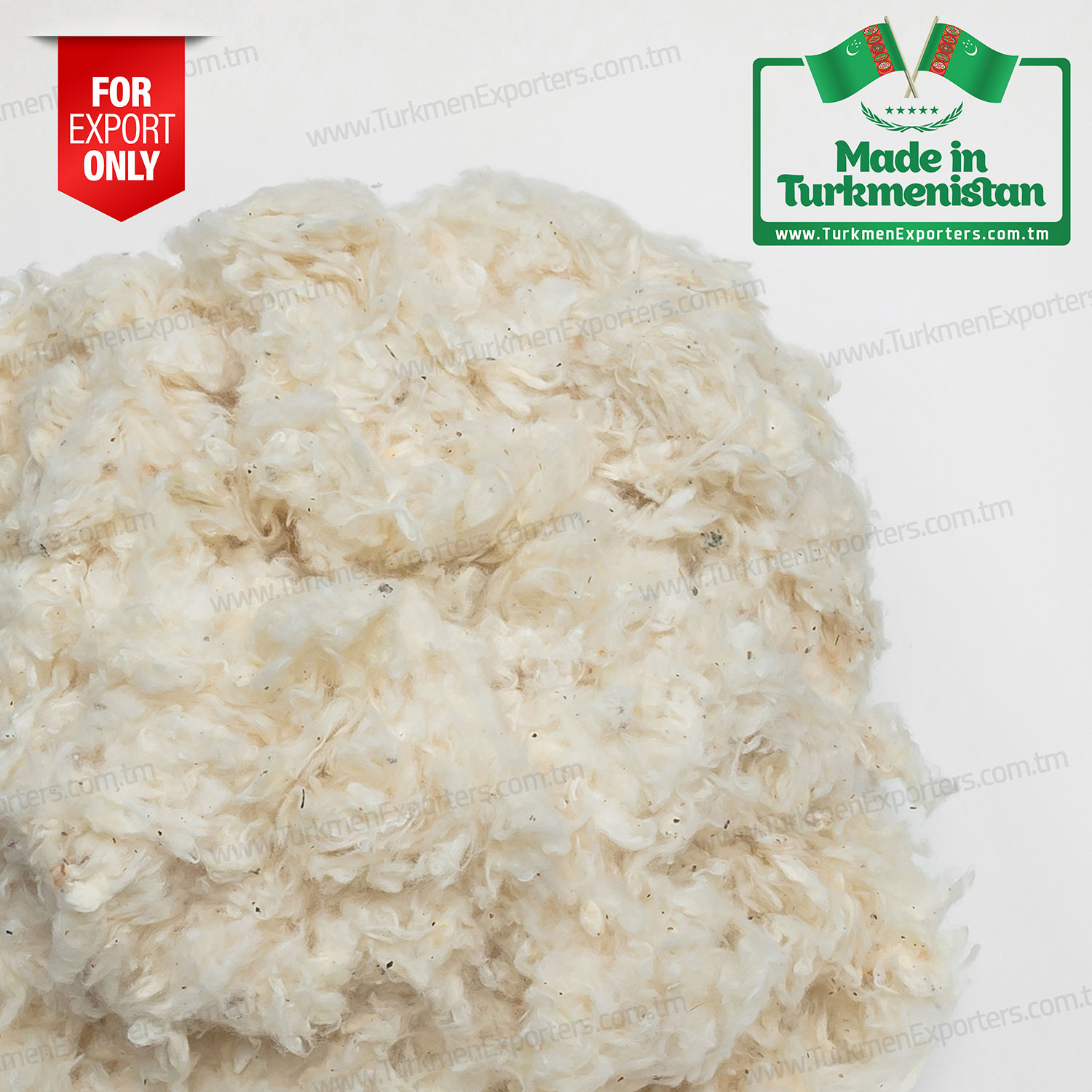 Temizlenmiş pamuk uluğu | Türkmen ihracat ithalat ve ticaret hizmetleri özel şirketi