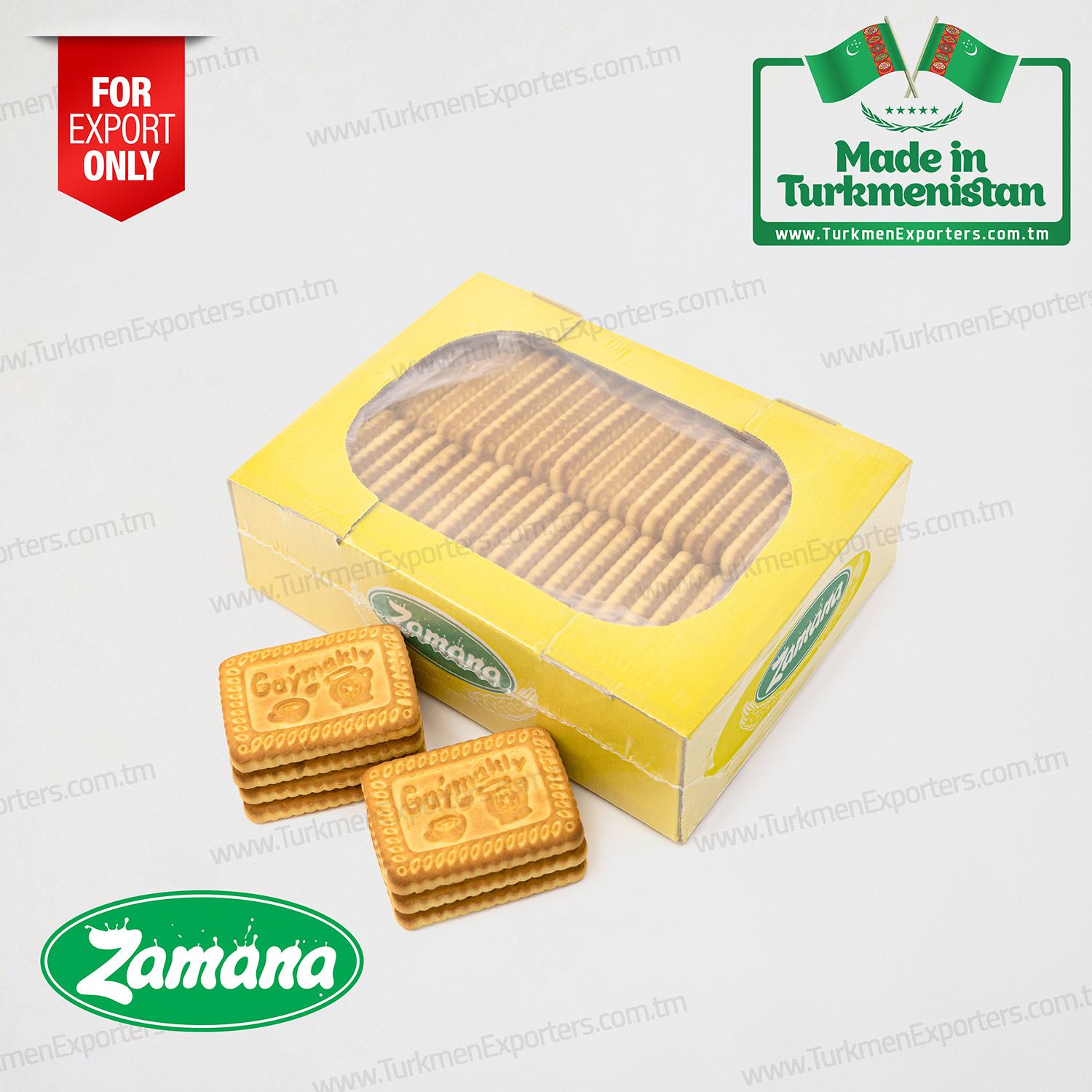 Zamana sugar cookies wholesale from Turkmenistan | Zamana economic society