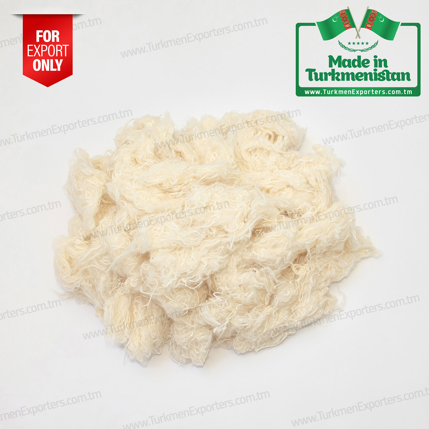 Cotton yarn waste wholesale from Turkmenistan | Turkmen Export Trading Services Company