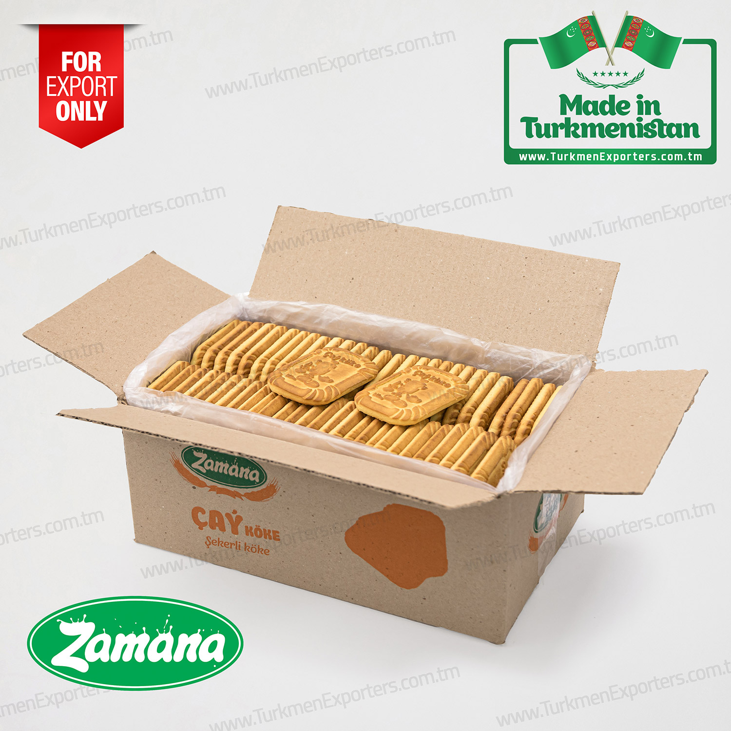Zamana şekerli kurabiye Çaý 3 kg | Zamana limited şirketi